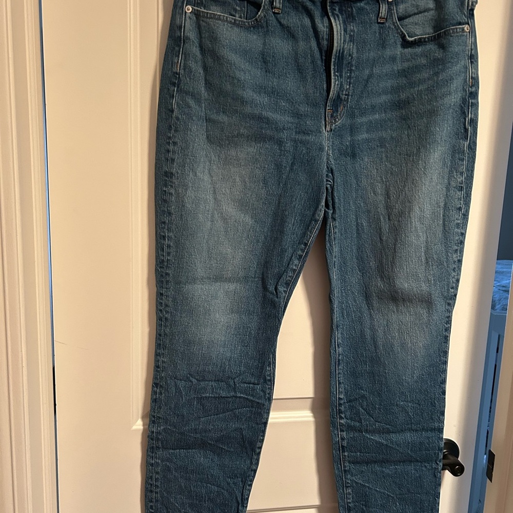 Madewell Women's Blue Straight Leg Jeans